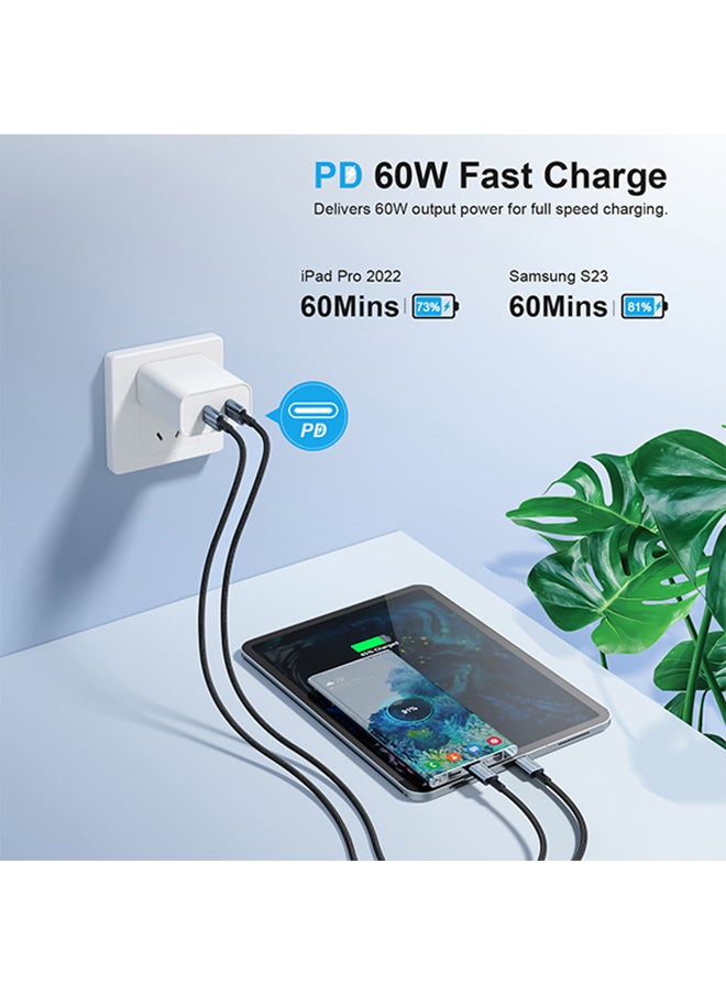 iOsuite 60W USB-C to USB-C Cable Balck 2M  - Image 5