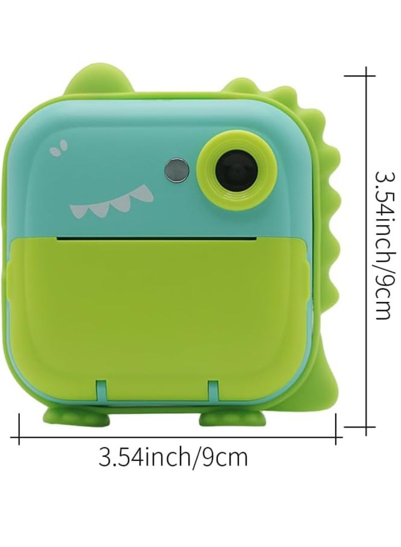 Kids Instant Print Camera, Camera for Kids with Printable Photos Digital Camera HD 1080P Video Camera with 32G TF Card Toys Presents for Girls Boys Aged 3-12 for Christmas Birthday Holiday  - Image 1