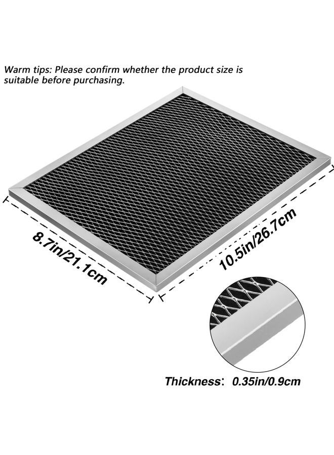Jovitec 3 Pack Range Hood Filter Replacement 8.7" x 10.5" inches 41F 97007696 Aluminum Charcoal Combo Filter Compatible with Broan Replace for 1172266, 5-3082, 51113711 - Image 2