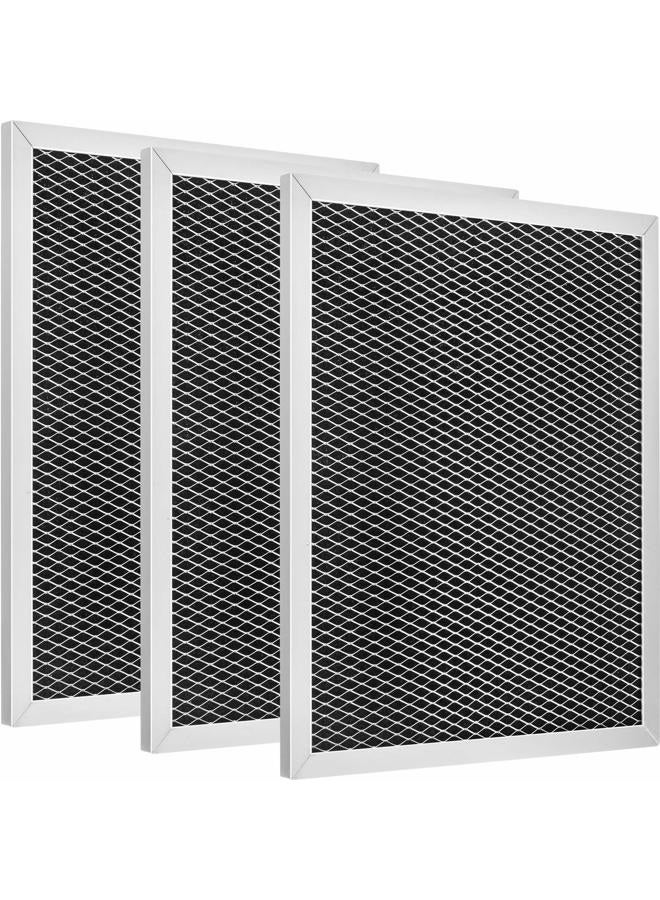 Jovitec 3 Pack Range Hood Filter Replacement 8.7" x 10.5" inches 41F 97007696 Aluminum Charcoal Combo Filter Compatible with Broan Replace for 1172266, 5-3082, 51113711 - Image 1