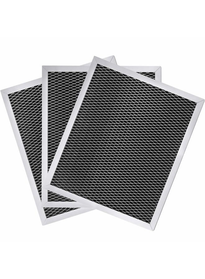 Jovitec 3 Pack Range Hood Filter Replacement 8.7" x 10.5" inches 41F 97007696 Aluminum Charcoal Combo Filter Compatible with Broan Replace for 1172266, 5-3082, 51113711 - Image 3