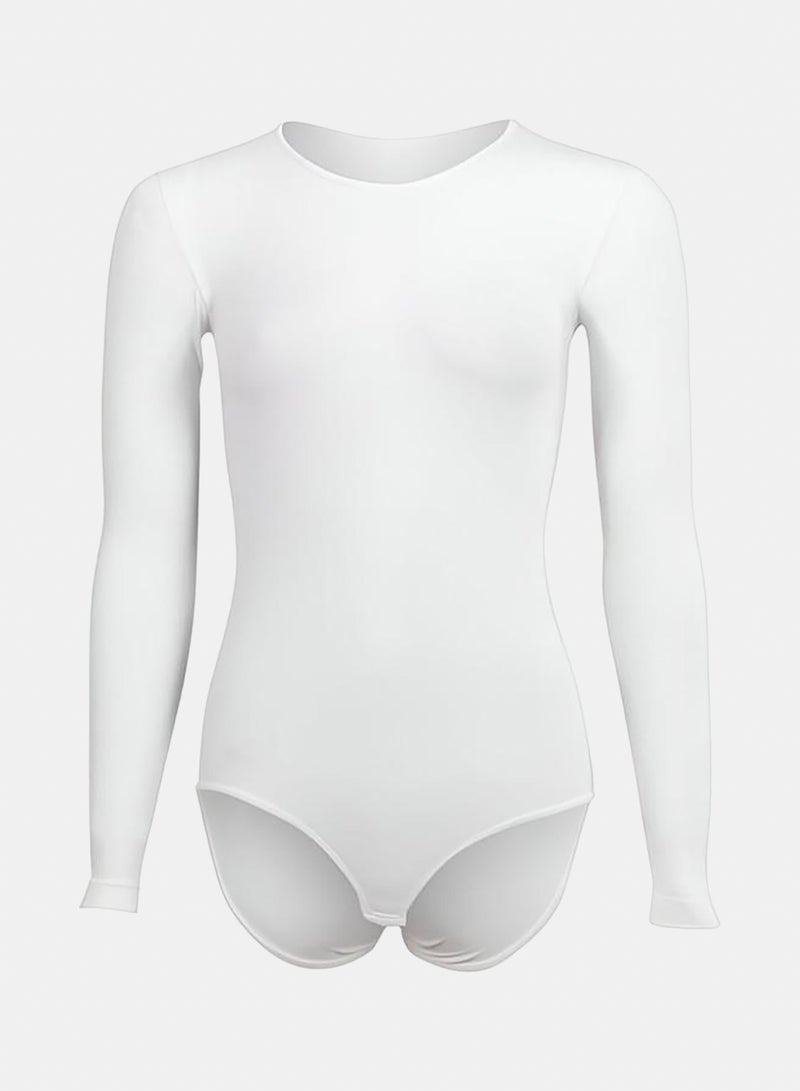 Silvy Lycra Wave3 Round Neck Long Sleeves Bodysuit Underwear - Image 1