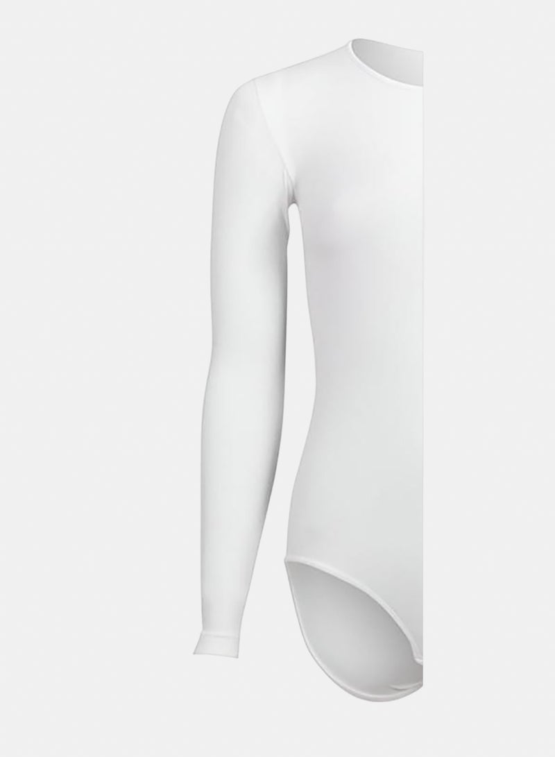Silvy Lycra Wave3 Round Neck Long Sleeves Bodysuit Underwear - Image 3