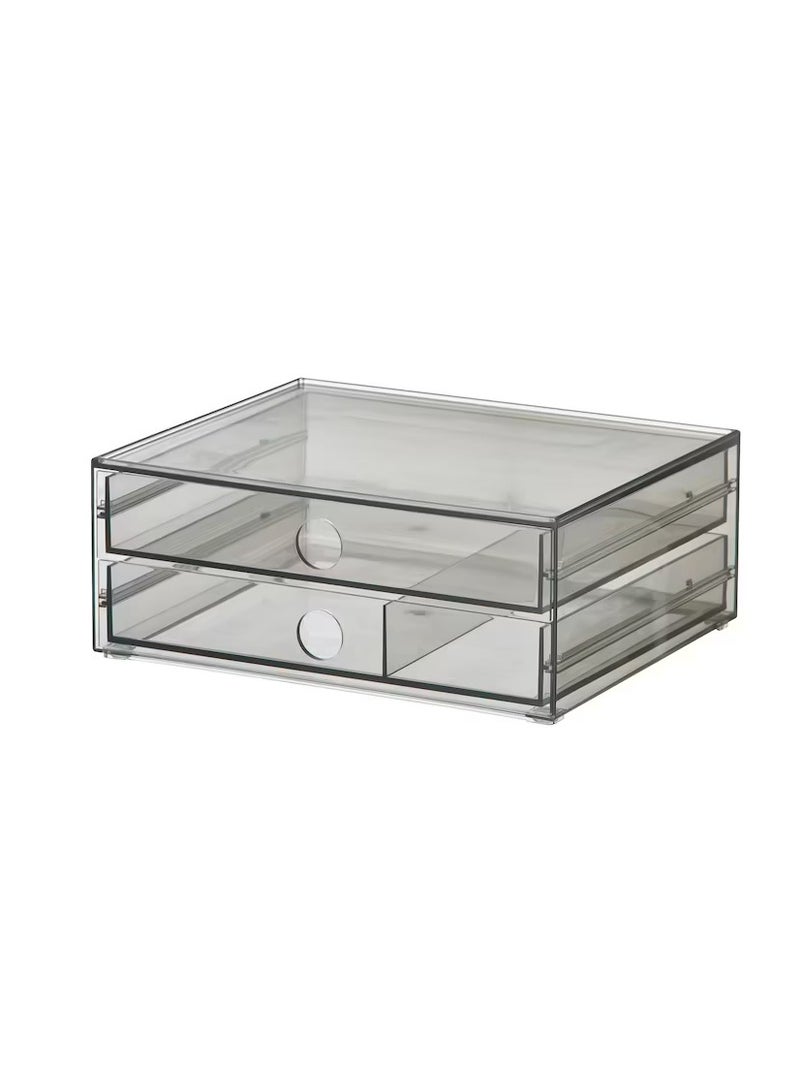 صندوق صغير بدرجين مدخن 23x19x9 سم - Image 1