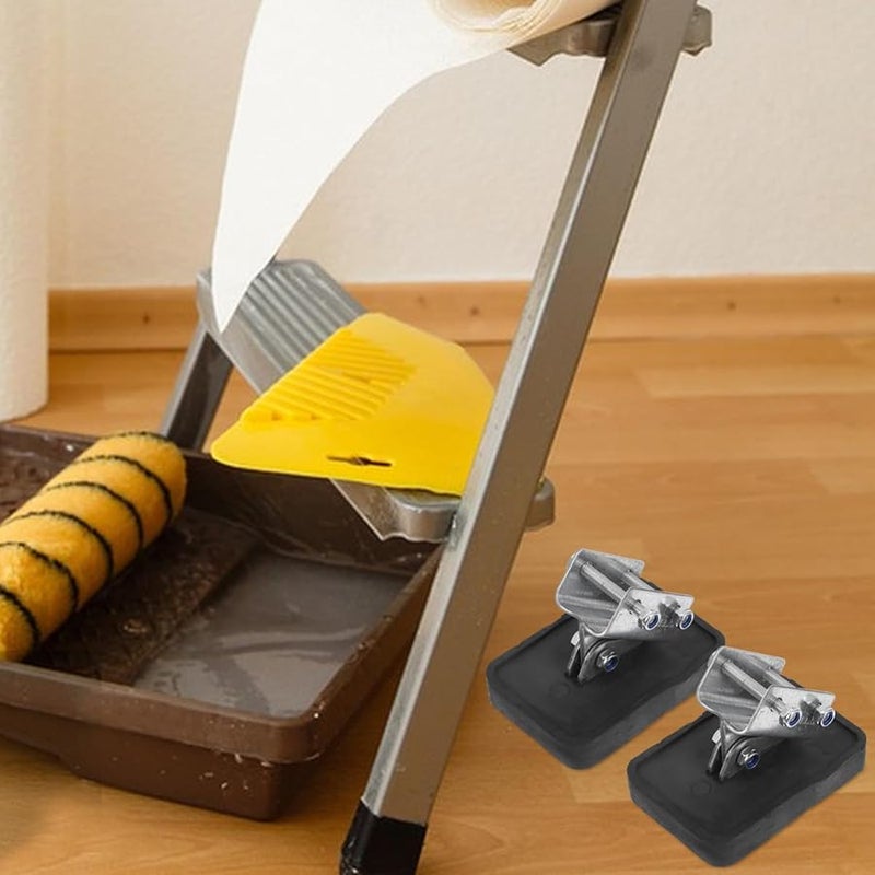 2Pcs Black Ladder Foot Protectors Non Slip Stabilizer Covers for Enhanced Safety Home Step Ladders - Image 4