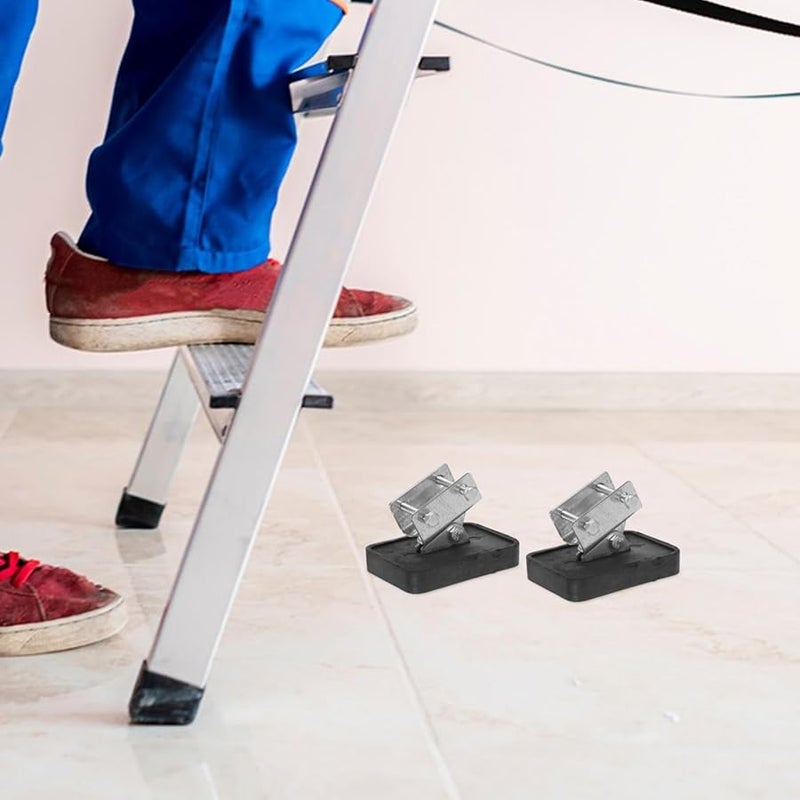 2Pcs Black Ladder Foot Protectors Non Slip Stabilizer Covers for Enhanced Safety Home Step Ladders - Image 5