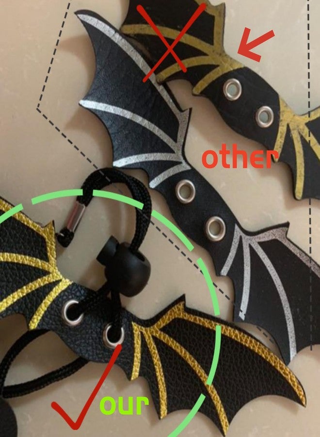 KKpxafl Bearded Dragon Lizard Harness Leash Set, Adjustable Reptile Lizard Leashes with Colorful Soft Leather Dinosaur Wing for Lizards, Geckos, Chameleon Bearded Dragon Decor Suit for Outdoor Travel-Black - Image 3