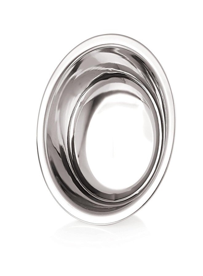 كيه سي حوض متعدد الاستخدامات من الفولاذ المقاوم للصدأ من كي سي | وعاء خلط | أدوات مطبخ (قطر 25.0 سم، سعة 2 لتر) - Image 2