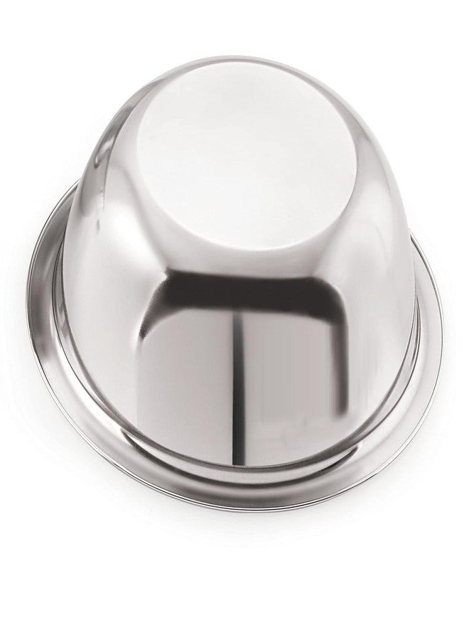 كيه سي حوض متعدد الاستخدامات من الفولاذ المقاوم للصدأ من كي سي | وعاء خلط | أدوات مطبخ (قطر 25.0 سم، سعة 2 لتر) - Image 4