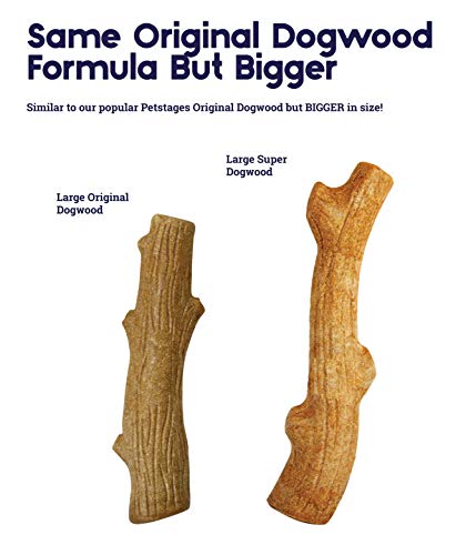 Petstages Outward Hound Super Dogwood Durable Dog Chew Toy, Large - Long Lasting Chew Stick Made with Real Wood - USA Made, L - Image 2