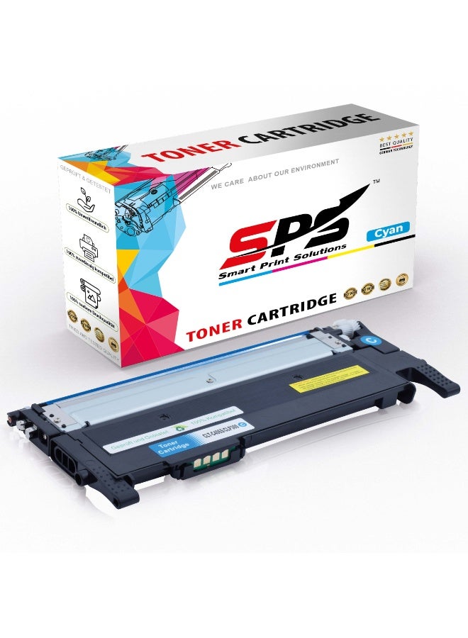 Smart Print Solutions خراطيش حبر متوافقة مع SPS لسامسونج - CLT-C406S | 1x أزرق | إنتاج يصل إلى 1,000 صفحة - Image 1