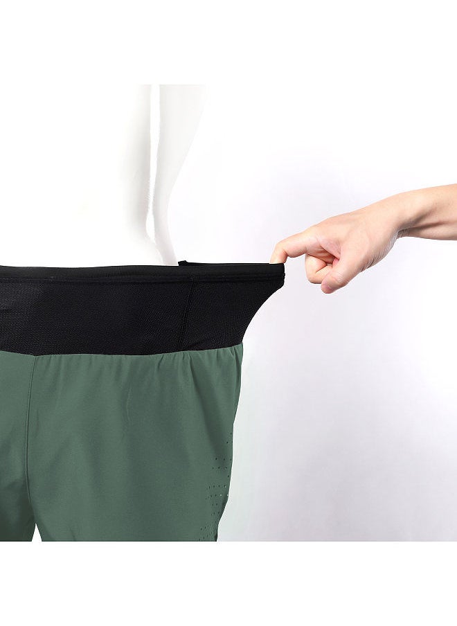 Generic - Men 2 in 1 Running Shorts High Waist Athletic Shorts Sport Shorts Workout Shorts with Pockets for Gym Jogging Tennis S - Image 1