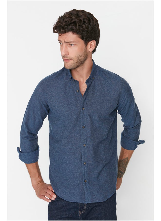 trendyol - Man Shirt Indigo - Image 1