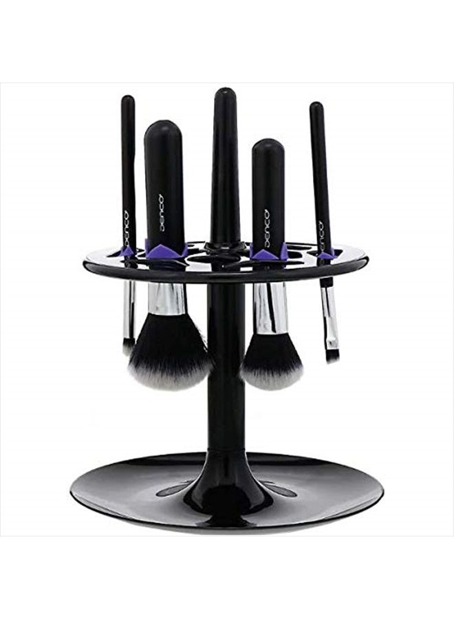 Denco Flip-to-dry Brush Organizer & Drying Rack,Black,4967N - Image 1
