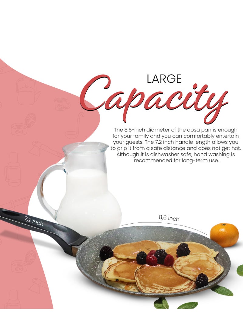 سيرينك مقلاة الكريب غير اللاصقة من سيرينك بقطر 8.6 إنش. - Image 4