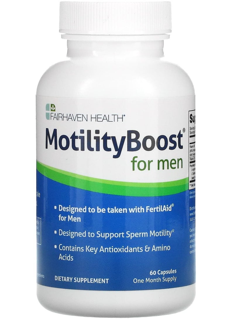 fairhaven health معزز الحركة للرجال، 60 كبسولة