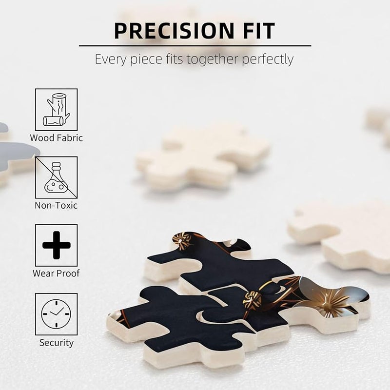 لغز بازل من فايا جولد بألف قطعة بعنوان الفراشات البيضاء للكبار، لتزيين المنزل مقاس 29.5 × 19.7 بوصة - Image 5