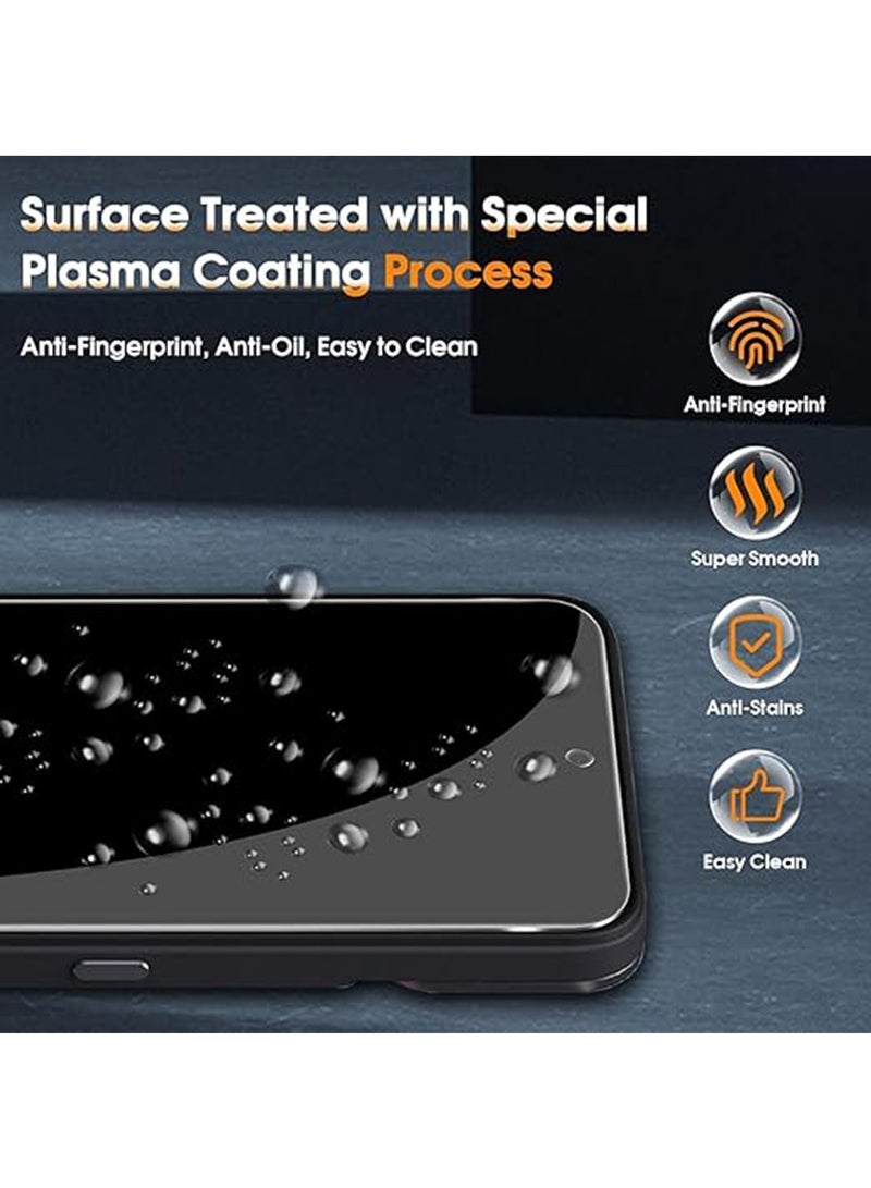 [2 Pcs] Privacy Screen Protector Compatible with Nothing CMF Phone 1 (2024) Tempered Glass, Full Coverage 9H Hardness, Anti Spy Privacy Tempered Glass for Nothing CMF Phone 1 - Image 4