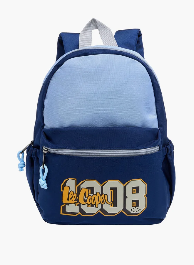 Lee Cooper Printed School Backpack with Padded Straps - 12x24x34 cm