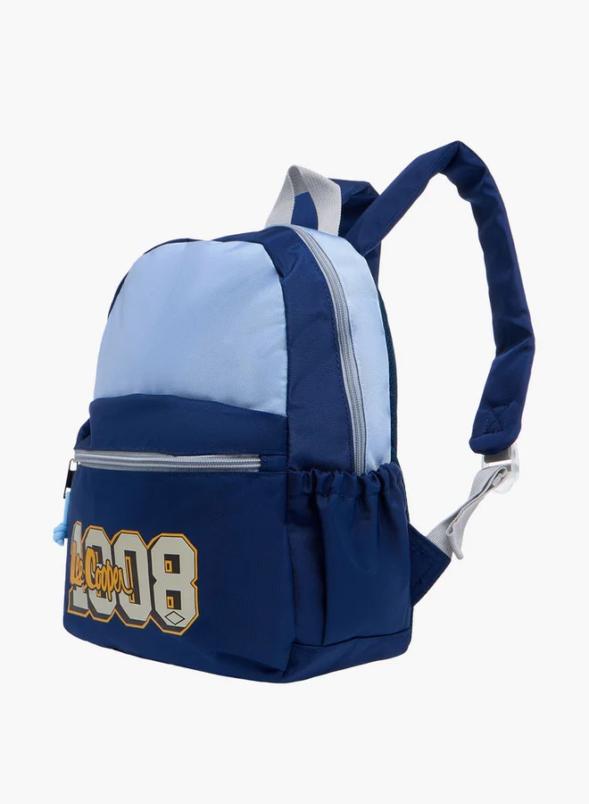 Lee Cooper Printed School Backpack with Padded Straps - 12x24x34 cm