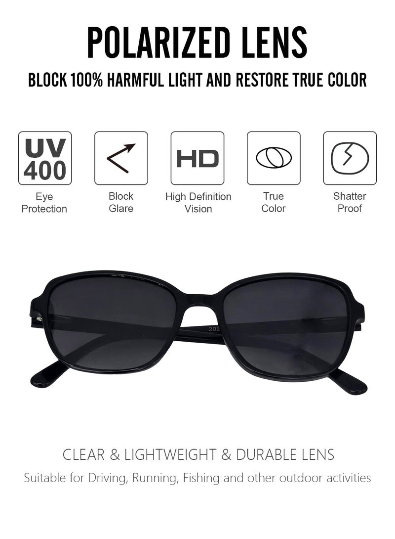 DLS Sunglasses for men and women - Oversized Acetate Frame with UV protacted lenses multipurpose use (S0018-C6) - Image 2