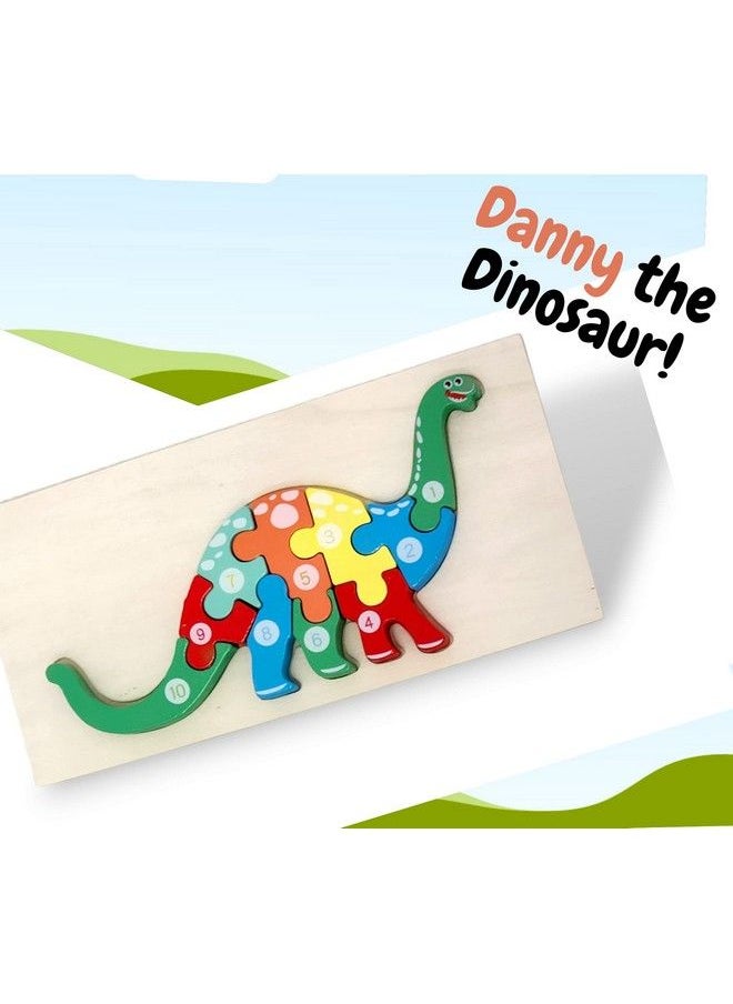 Generic - Wooden Toddler Puzzles For Kids Ages 35 Montessori Toys For 2 Year Old Wooden Puzzles For Toddlers 13 Years 2Pack Toddler Puzzle Toddler Toys 3D Jigsaw Puzzle Stem Toys For Toddlers - Image 1