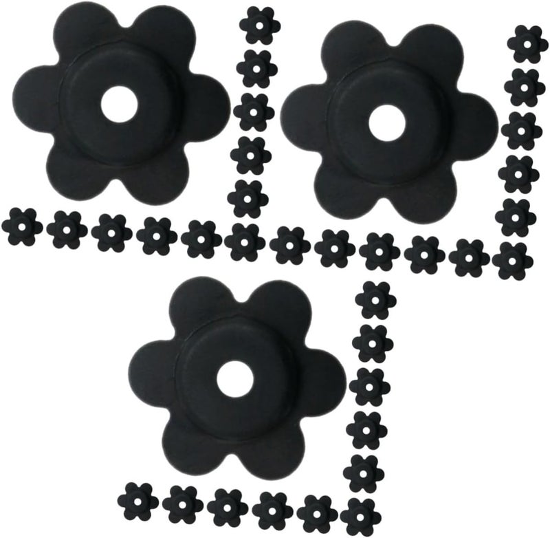 Garden Flag Stoppers 36 Pack Rubber Stops For Banner And Mailbox Holder 3 Sets - Image 1