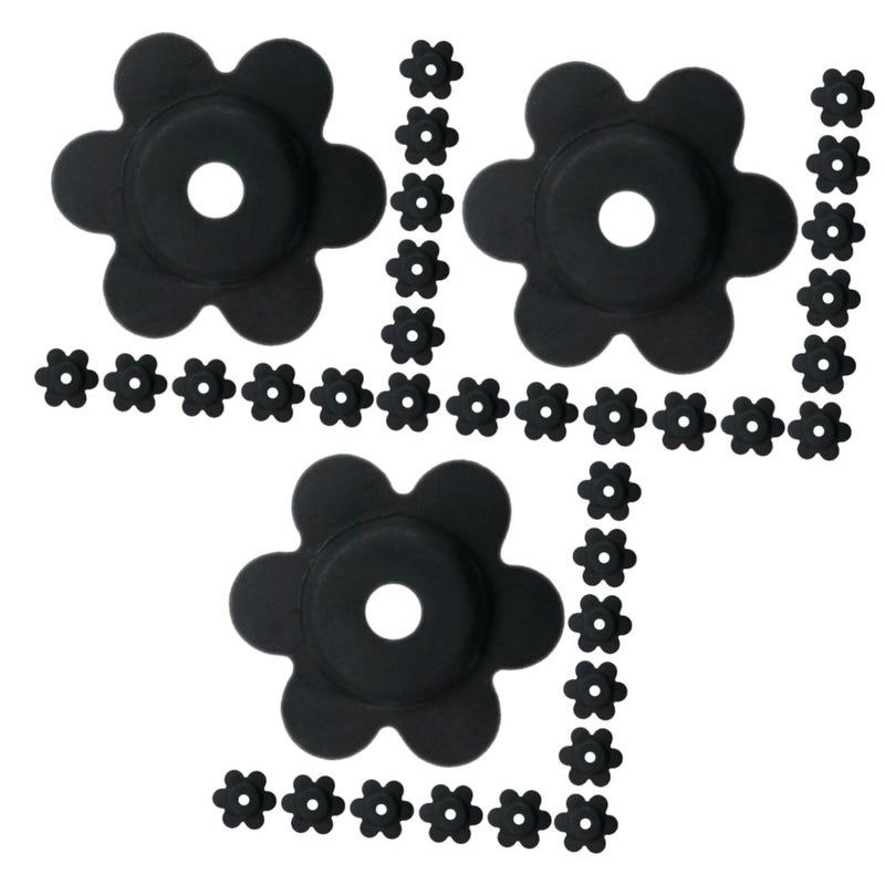 Garden Flag Stoppers 36 Pack Rubber Stops For Banner And Mailbox Holder 3 Sets - Image 2