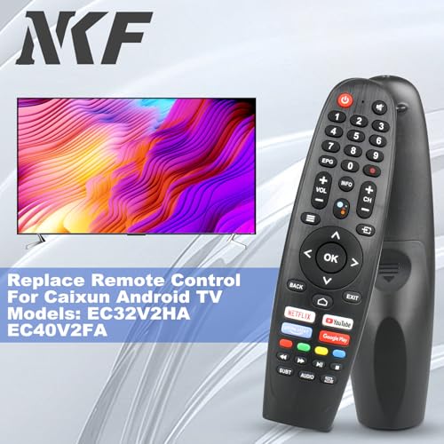 NKF EC32V2HA EC40V2FA Replace Remote Control for Caixun Android TV Remote and BLAUPUNKT, for SANSUI TV Remote and ARRQW - Image 2