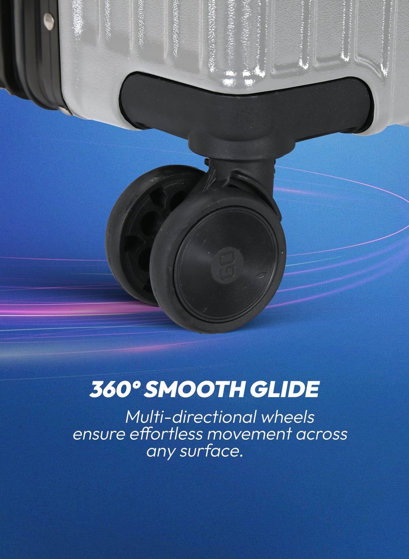 فيبتور مجموعة أمتعة PC صلبة بدون سحاب مكونة من 3 قطع حقيبة سفر قابلة للقفل TSA مقاس 20/25/29 بوصة - Image 4