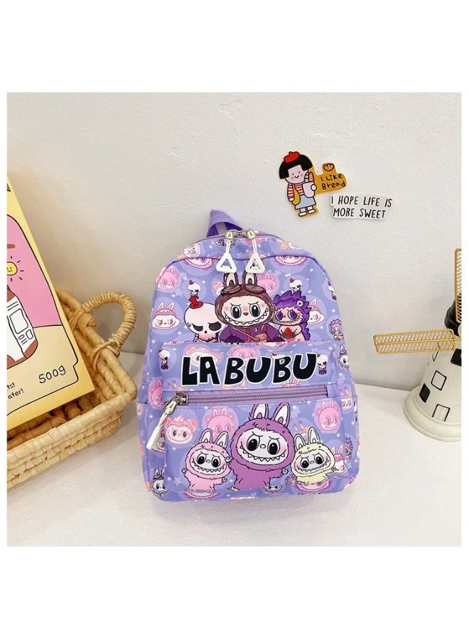 LABUBU Labubu Student Backpack Anime Cartoon Cute Large Capacity Backpacks Kawaii Shopping Travel Shoulders Bag Child Gifts  - Image 3