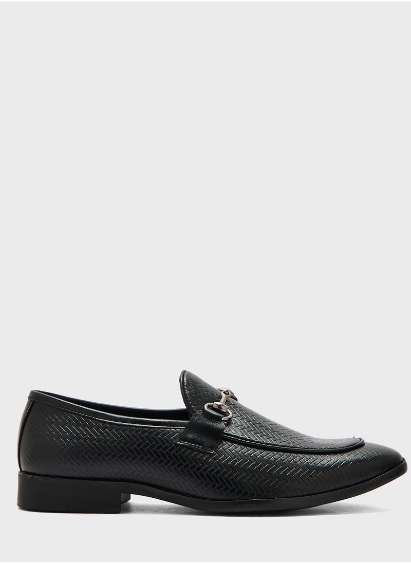 Robert Wood - Textured Formal Sli Ons - Image 1