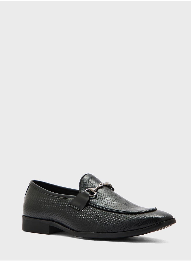 Robert Wood - Textured Formal Sli Ons - Image 1