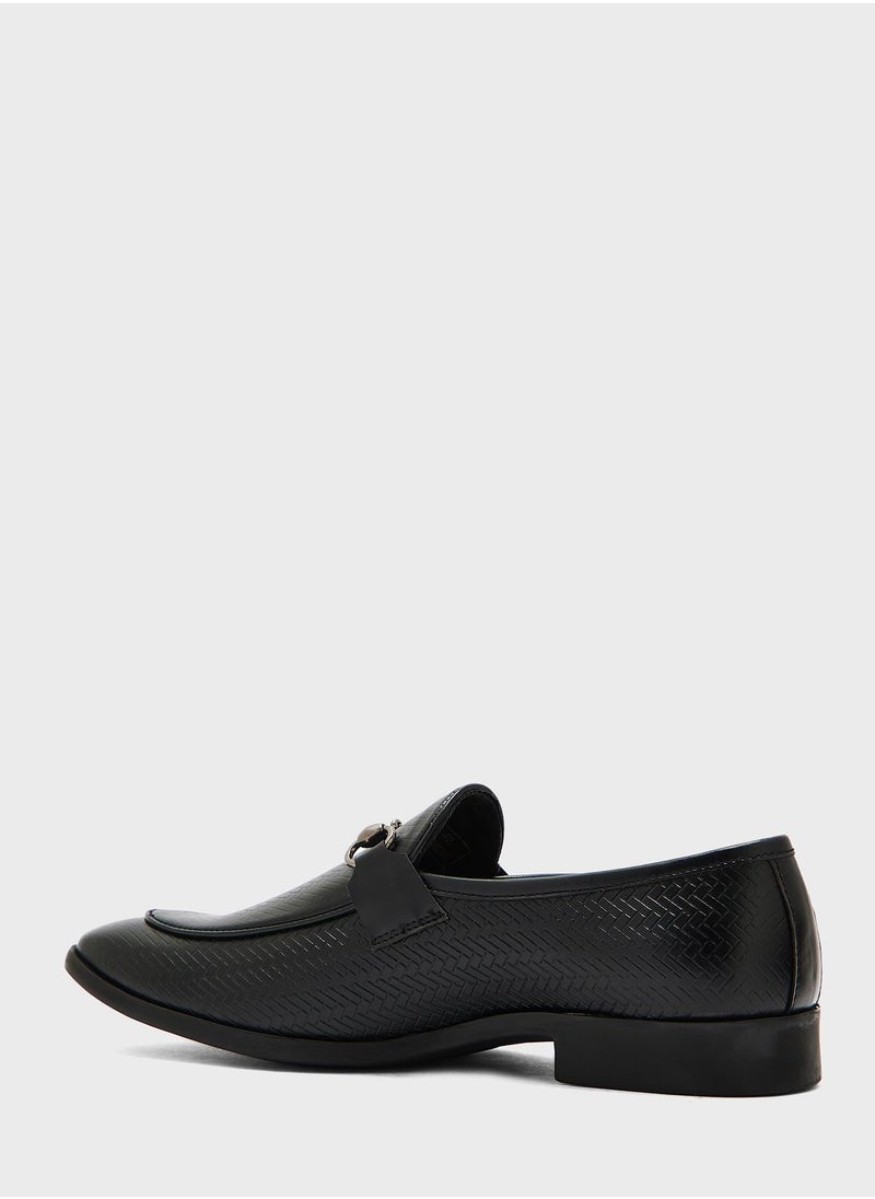Robert Wood - Textured Formal Sli Ons - Image 1