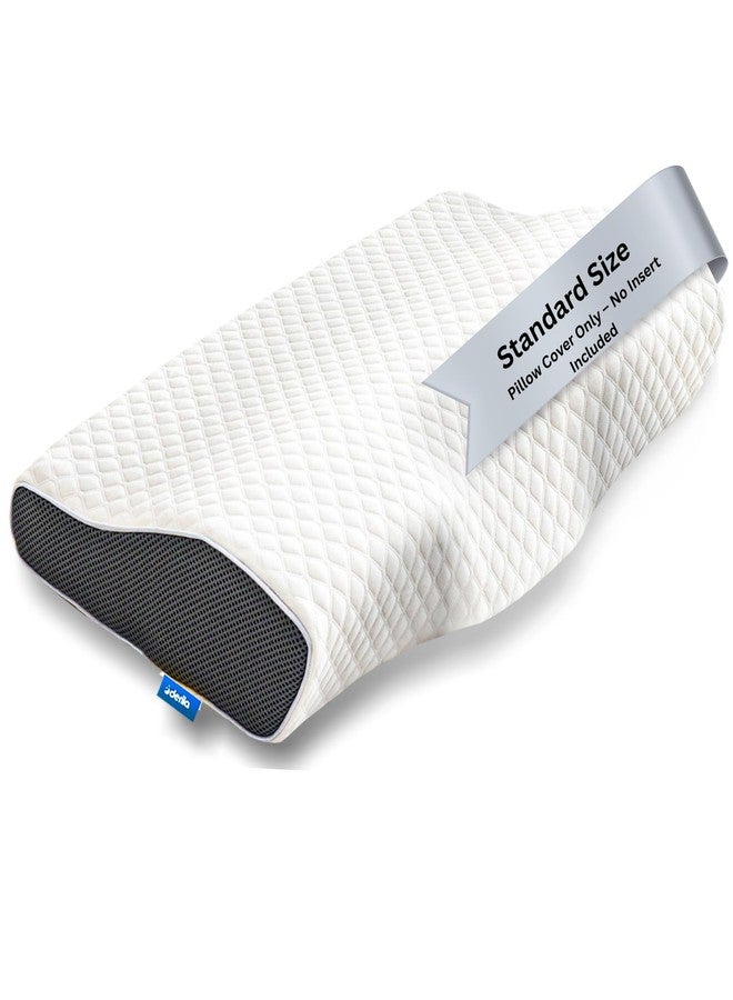 Derila Pillowcase | Designed to Keep Your Memory Foam Pillow Covered and Protected with This Crisp, Clean, White Pillowcase Made from Premium Materials - Image 1