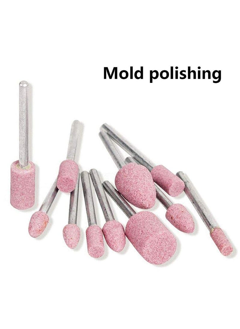 DIY Crafts DIY Crafts CTDIYHI24115 18 Mini Shank Abrasive Mounted Stone Polish Grinding Wheel Rotary Tool for Rotary Abrasive Tool 4mm  - Image 2