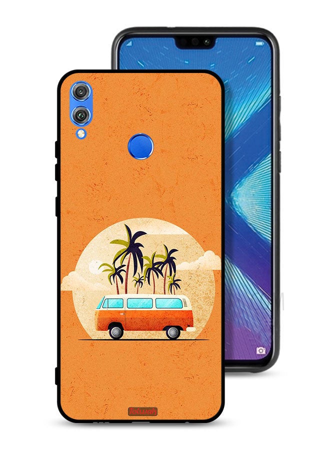 Tolwak غطاء حماية لهاتف هونر 8X بتصميم فني للباص - Image 1