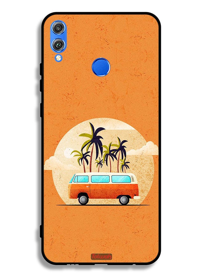 Tolwak غطاء حماية لهاتف هونر 8X بتصميم فني للباص - Image 2