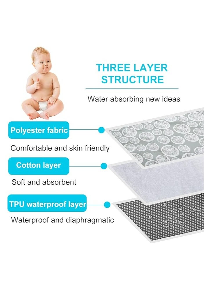 Moro Moro Baby Waterproof Changing Pad, 50x70 cm, Soft Cotton Surface  - Image 5