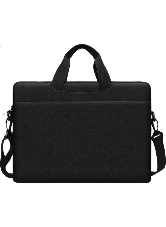 BUBM Laptop Bag Travel Storage Bag For Apple Huawei Lenovo Xiaoxin Savior Thickened And Fleece-Lined Document Bag Black 13-14 Inch - Image 3