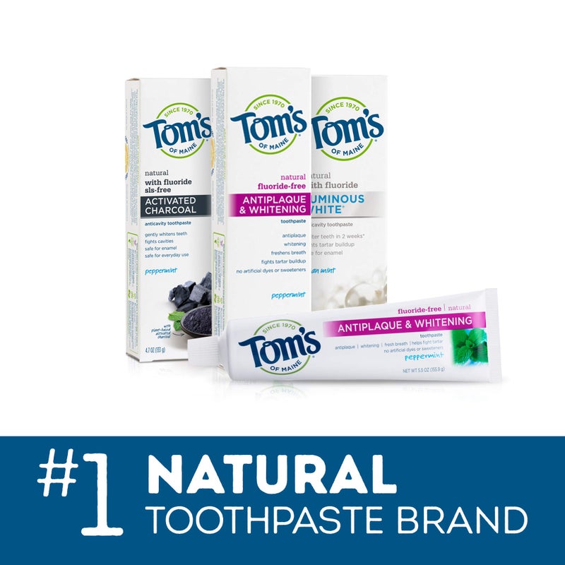Tom's of Maine Anticavity Fluoride Children's Toothpaste, Kids Toothpaste, Natural Toothpaste, Silly Strawberry, 4.2 Ounce , 3 Count (Pack of 1) - Image 4