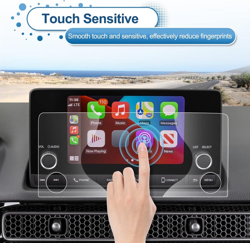 Coleya 2022-2025 Honda Civic 7-Inch Touchscreen Screen Protector - 9H Tempered Glass - Image 4