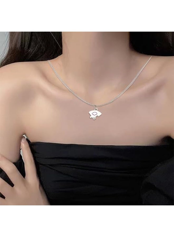 GIFT Best Friend Friendship Necklaces for 3 Sisters Birthday Gifts for Big Middle Little Sister Puzzle Necklace for 3 4 Friends - Image 3