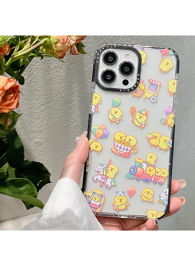 اس-توب جراب لهاتف iPhone 11 بنمط توضيحي بسيط وغطاء كامل للهاتف - Image 3