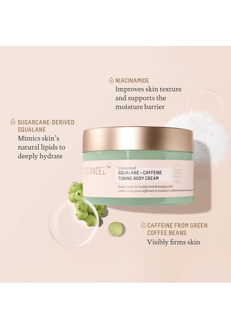 BIOSSANCE Squalane + Caffeine Toning Body Cream - Image 2