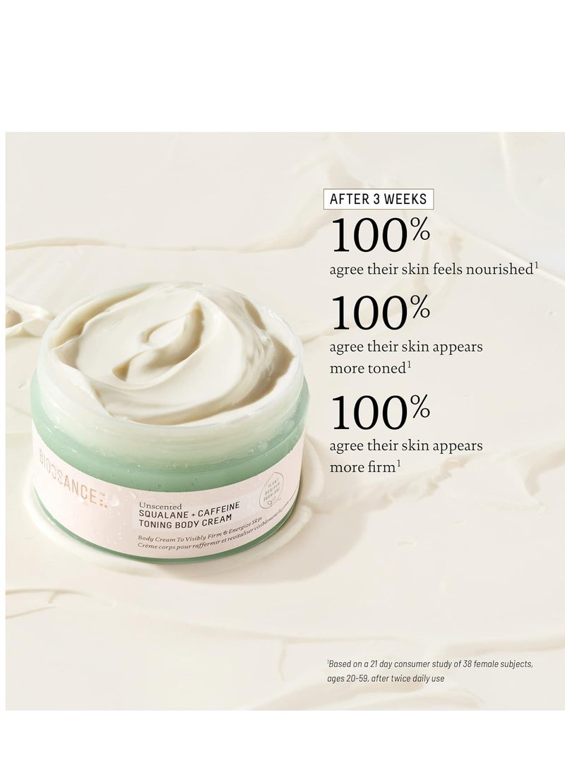 BIOSSANCE Squalane + Caffeine Toning Body Cream - Image 3