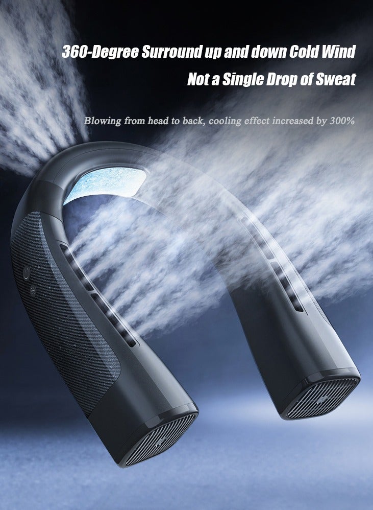 WEKOME Smart Inverter Neck Air Conditioner - 16°C Cooling in 1 Second Neck Fan - 360° Surrounding Strong Wind Portable Neck Fan - Neck Cooler Rechargeable Long Battery Life - Image 1