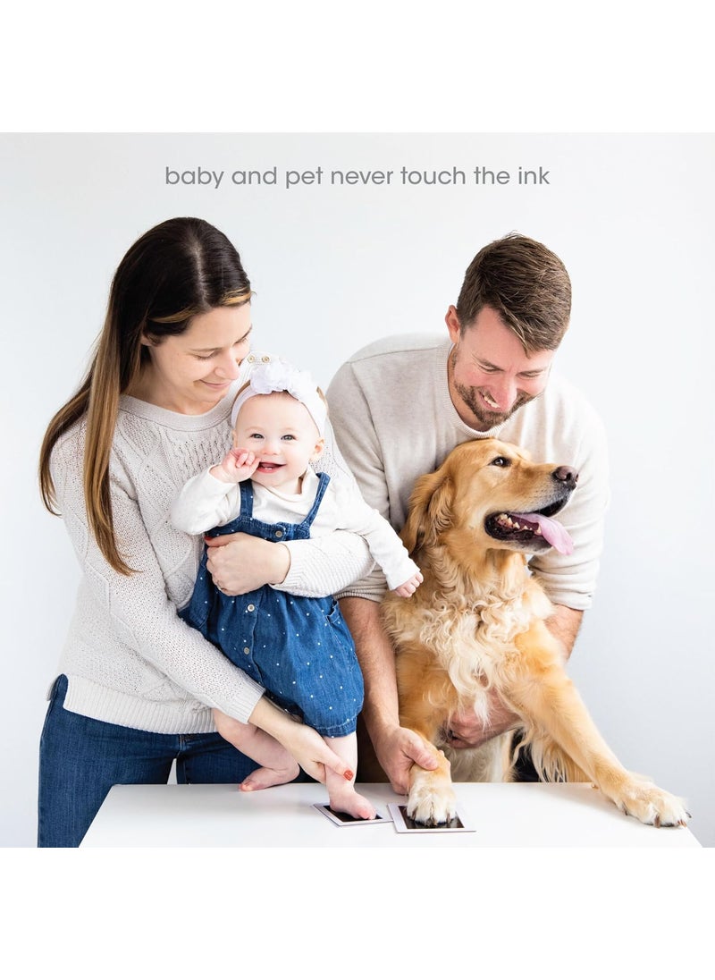 pearhead Pearhead 4Pack CleanTouch Ink Pad Kit MessFree Inkless Hand and Footprint Kit Baby Foot Printing Kit Cat and Dog Paw Print Kit Suitable for Babies and Pets  - Image 3
