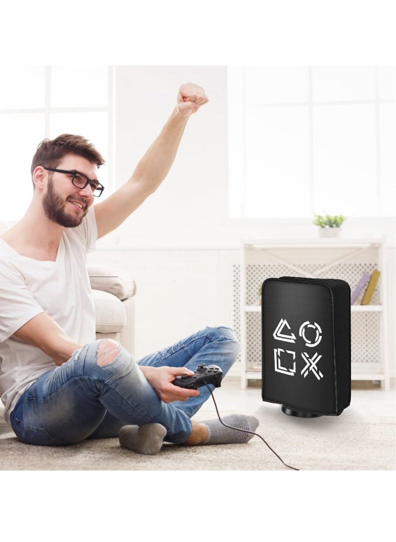 Waterproof Washable Dust Cover for PS5, Dust Guard for Playstation 5 Game Console, Soft Neat Lining, PS 5 Accessories
