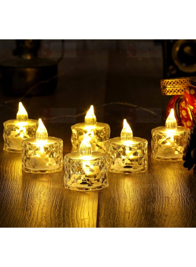6 pieces - Flameless and Smokeless Decorative Candles - Image 3